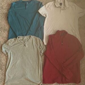 Men's Size Large Shirt Lot Bundle - Tommy Bahama, Polo, Lucky, 14th & Union